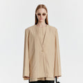 EENK YILLY Transformable Shirred Back Jacket - Beige