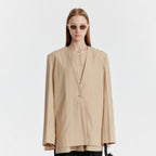 EENK YILLY Transformable Shirred Back Jacket - Beige
