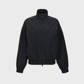 YCH ZIP-FRONT BOMBER JACKET BLACK (F23OT013BK)