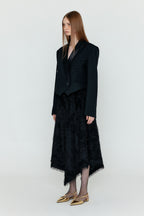 EENK EENK WOLIKA Asymmetric Hem Skirt - Black