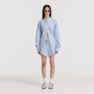 [Wearing Son Dam-bi] YINDI Trunk Shorts - Sky Blue