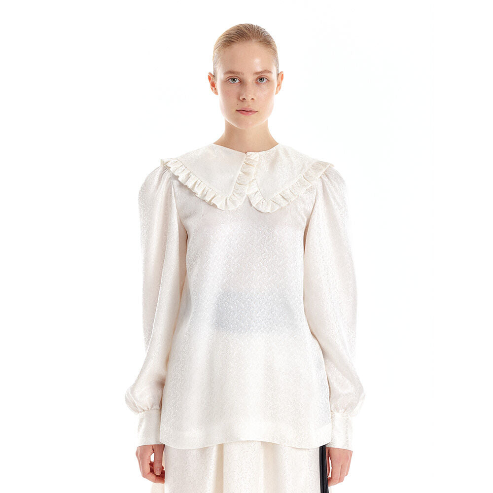EENK EENK Blouse Frilled Collar - Ivory