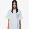 YCH POCKET-PRINTED TSHIRT WHITE (F24TO9171WH)