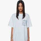 YCH POCKET-PRINTED TSHIRT WHITE (F24TO9171WH)
