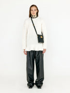 EENK EENK VLARE Flared Cable Pullover - Ivory
