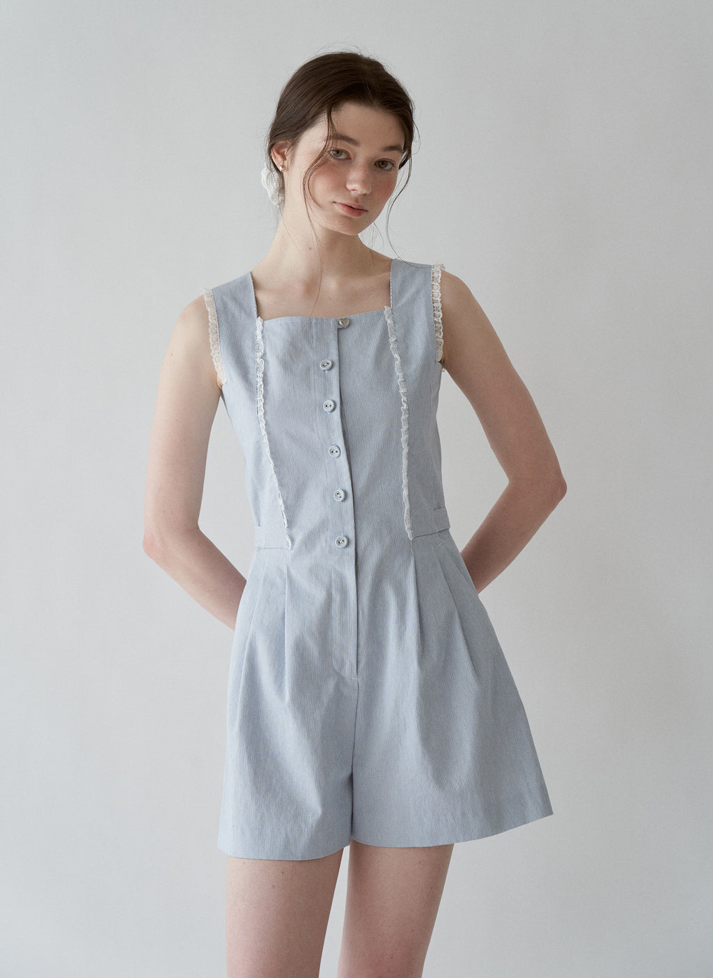 J'ASP J'ASP Jumpsuit Skyblue