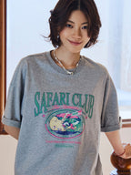 CPGN Safari Club Short Sleeve T-Shirt Gray