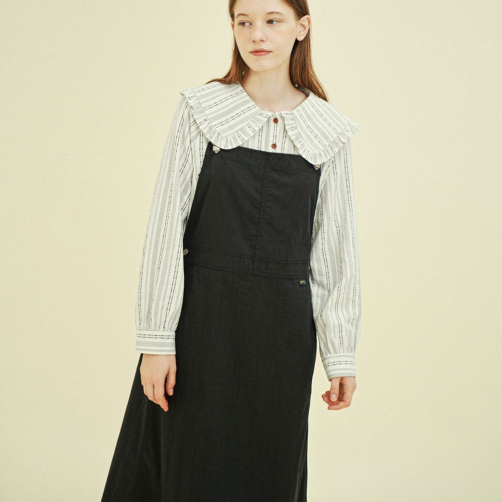 CHIQUITA CHIQUITA Overall Skirt Denim Black