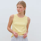 BENSIMON BASIC RIBBED SLEEVELESS - 5color