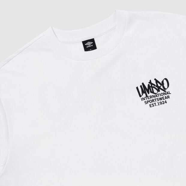 UMBRO Concrete Bloom Rose Graffiti Short Sleeve T-Shirt White UR223CRS56