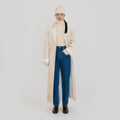 EENK ZIZZ Transformative Long Coat - Ivory