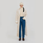 EENK ZIZZ Transformative Long Coat - Ivory