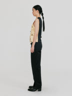 EENK ZROE Flower Buttoned Vest - Yellow