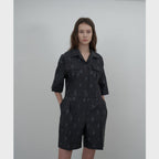 Repwcet RPT EMBROIDERY HUNTER JUMP SUIT (DARK GREY)