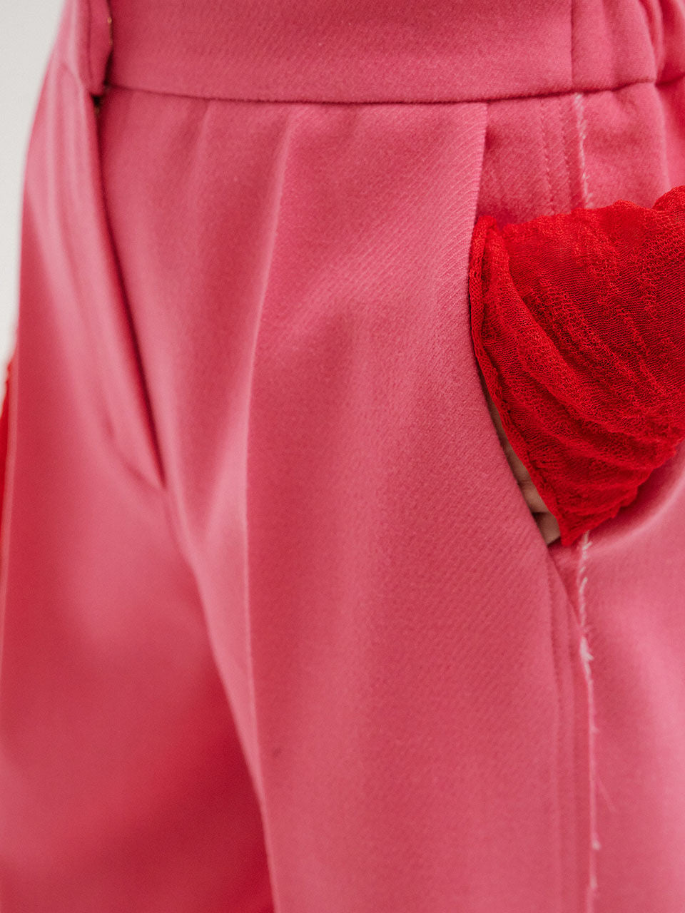 EENK EENK Straight Pants - Pink
