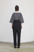 ariff low overall pants_BLACK