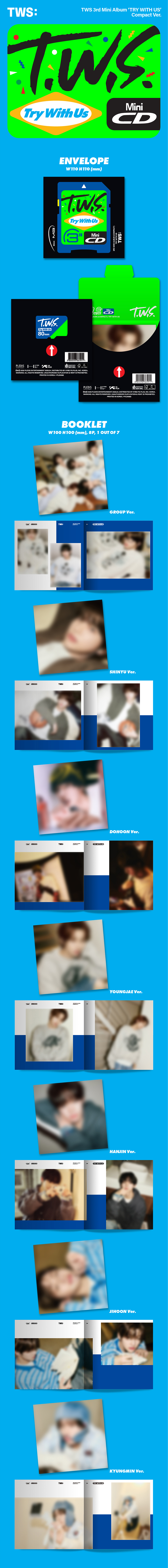 3rd Mini Album 'TRY WITH US' (Compact Ver.) (Random) detail 2