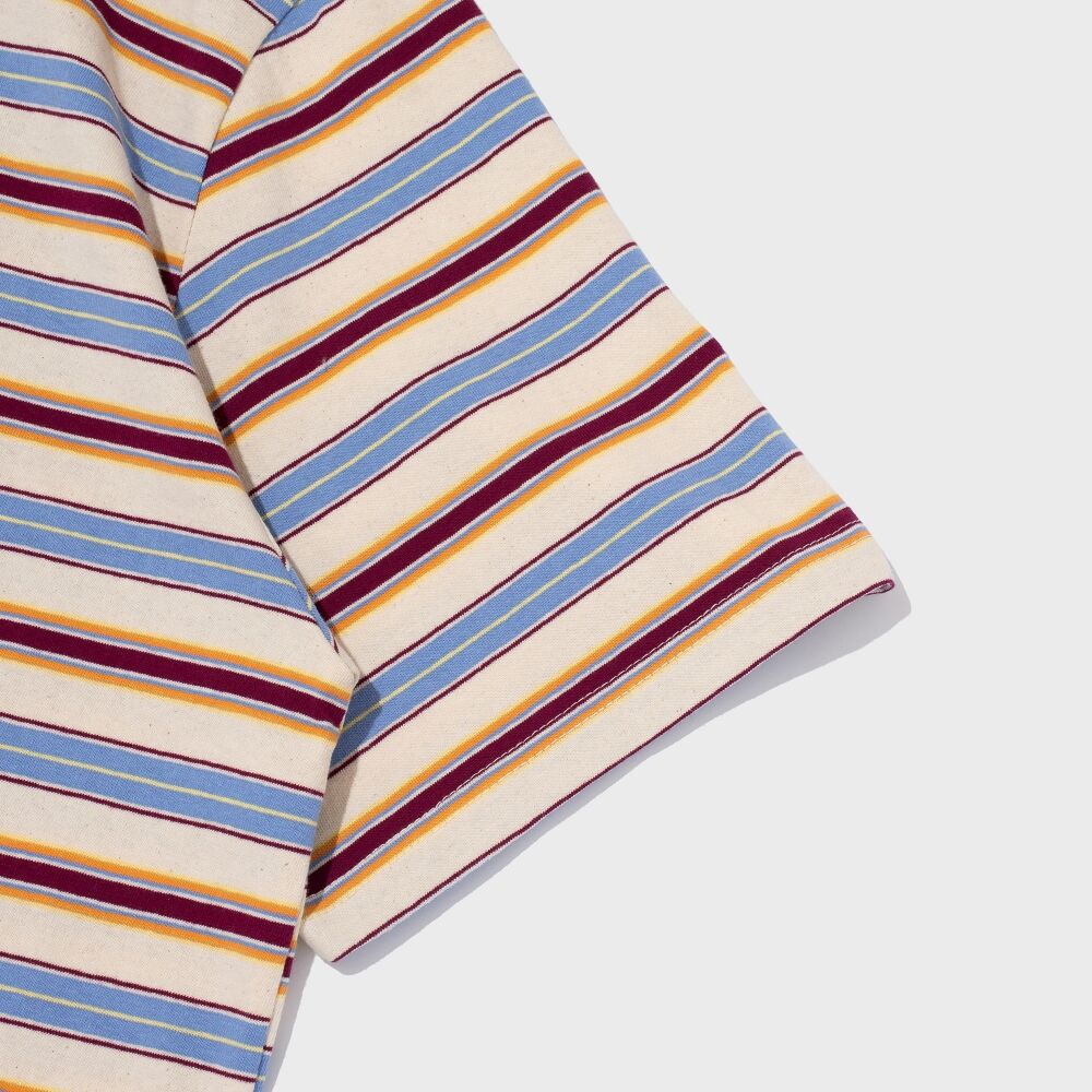 CARGOBROS Striped dangara short sleeve t-shirt (blue)