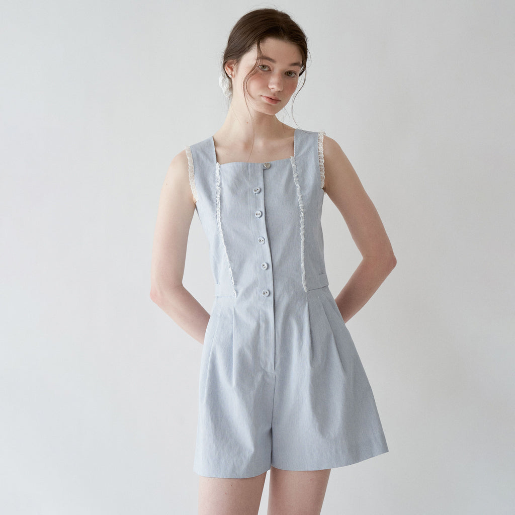 J'ASP J'ASP Jumpsuit Skyblue