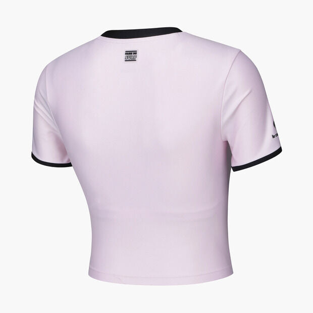 le coq sportif [60% OFF] Women’s Short Sleeve Crop Rash Guard (QP222SRS52)