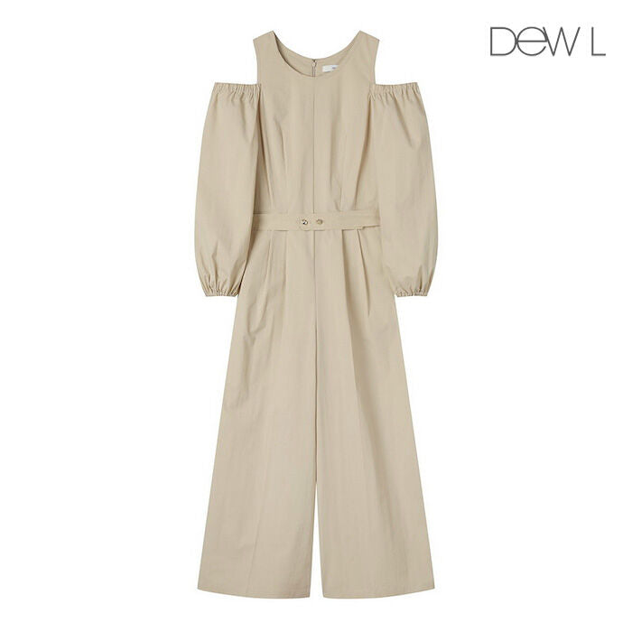 DEWL DEWL Jumpsuit Cut-out Volume Sleeve