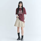 CGP Square Logo Short Sleeve T-Shirt - Burgundy