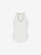 Merci Anne s [Pearl PICK] Basic halter sleeveless with built-in cap_MC4STF2
