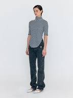 EENK EENK T-Shirt High Neck Stripe