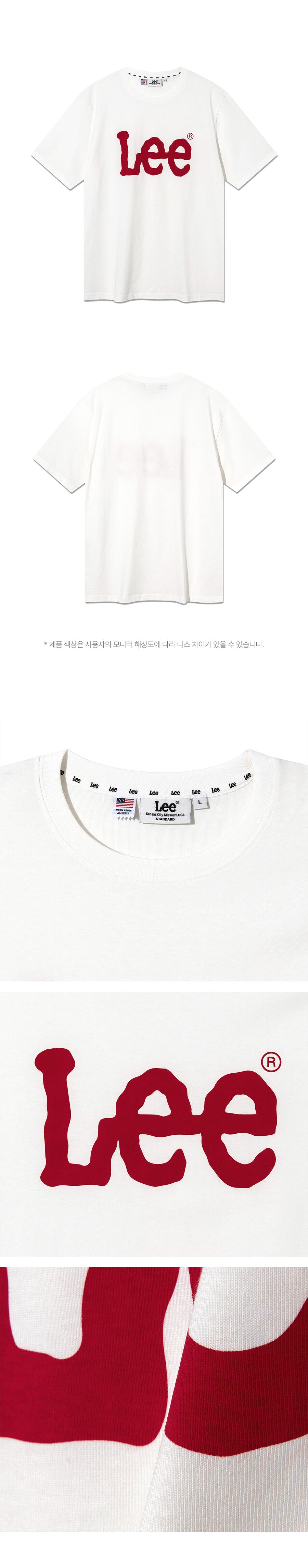 Lee Big twitch logo t-shirt red