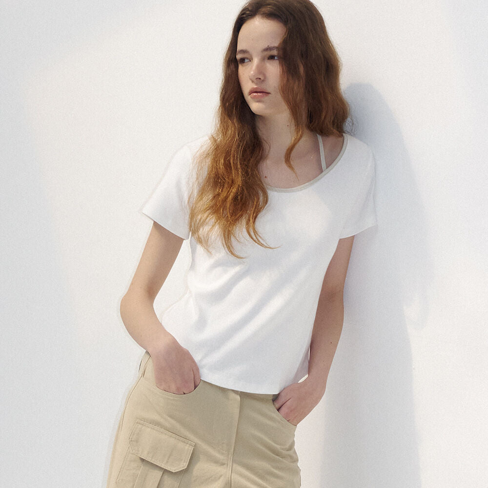 FRIVER07 Halter strap ringer t-shirt [FRSP07TS21]_Ivory