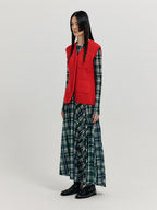 EENK KHOLIN 4-Pocket Knit Vest - Red