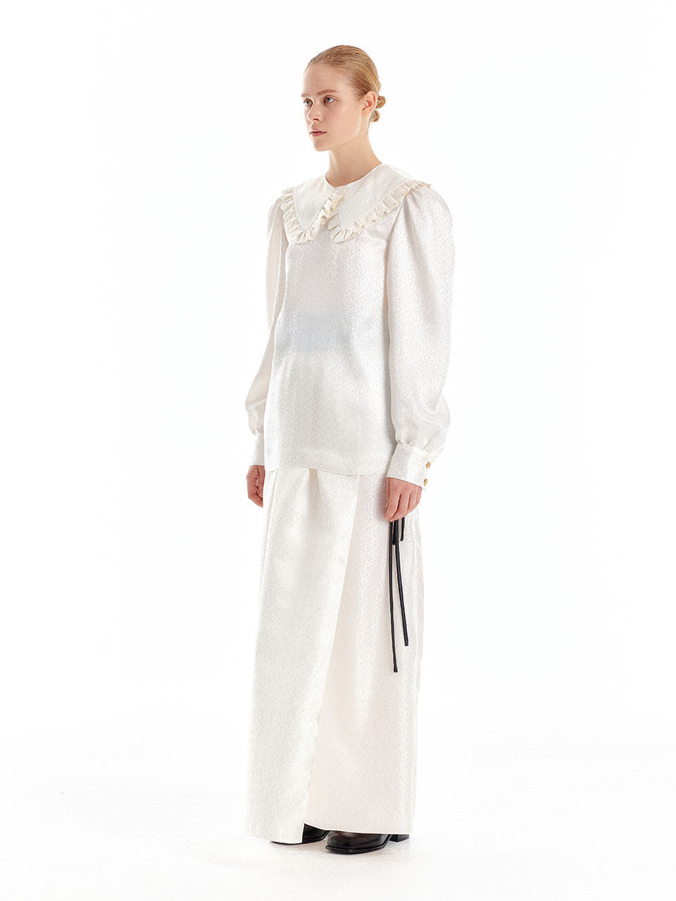 EENK EENK Blouse Frilled Collar - Ivory