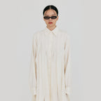 EENK ZLAIRE Pleated Shirts - Ivory