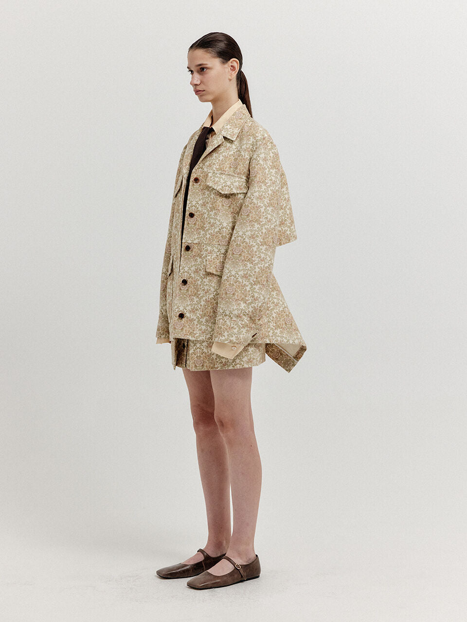 EENK EENK XIRINA 4-Pocket Shirt - Beige Multi