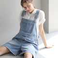 SLOW LOLLI SLOW LOLLI Jumpsuit Cross-back Denim Overall