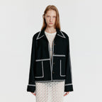 EENK EENK YEON Two-Pocket Single Jacket - Black