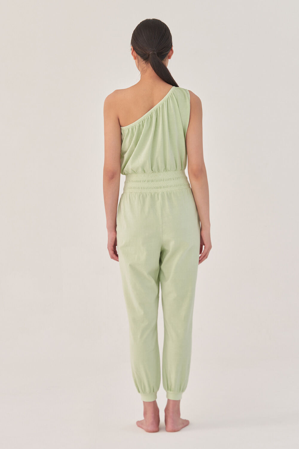 OZEZ OZEZ Jumpsuit Stitched Smoking - Pastel Green