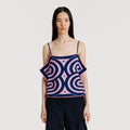 EENK YOON Sleeveless Logo Knit Top - Pink