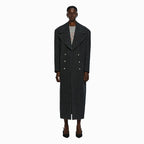 YCH DOUBLE-BREASTED WOOL COAT GREY (W24CT1041GY)