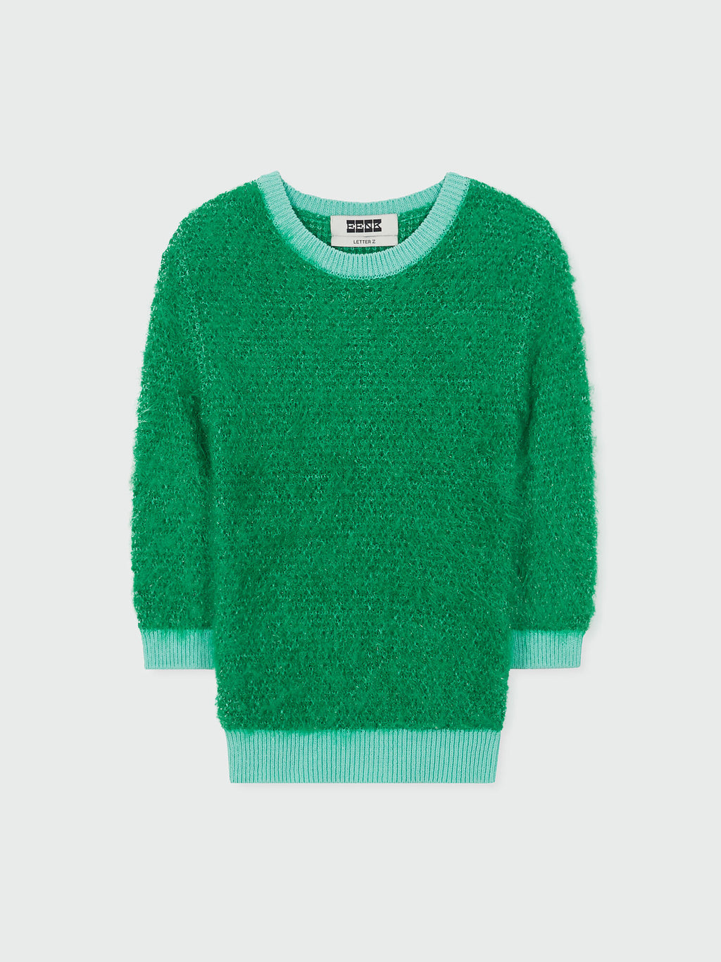 EENK ZIGGIE Short Sleeve Knit Top - Green