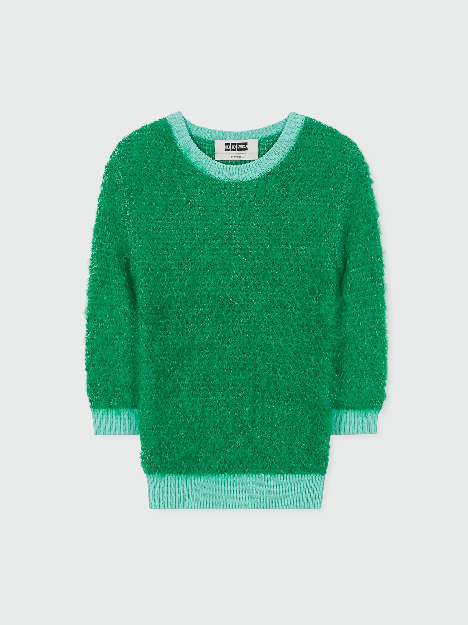 EENK ZIGGIE Short Sleeve Knit Top - Green