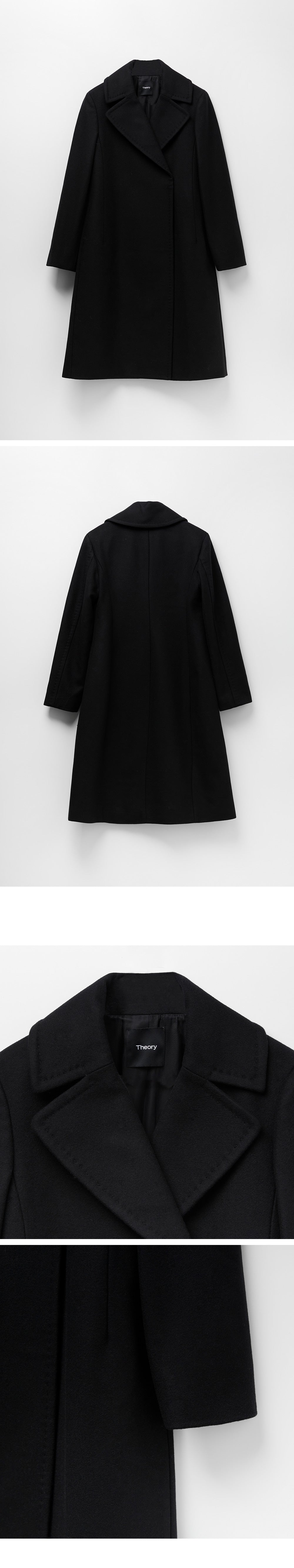 THEORY Theory SCULPTED Coat - Black (M0801412 001)