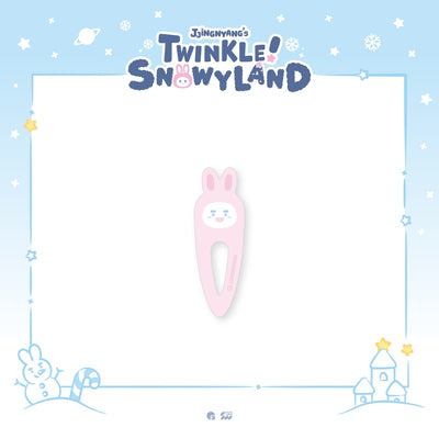 [Resale] ONEW - POP-UP [JJINGNYANGS TWINKLE SNOWYLAND] MD 20. Acrylic Hair Pin (ACRYLIC HAIR CLIP)