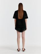 EENK [Girls’ Generation Yoona wearing] YAN Trunk Shorts - Black