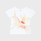 SINOON Big Unicorn Puff T-Shirt (Orange)