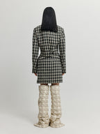 EENK XOPO Pocket Mini Skirt - Black/Ivory Check
