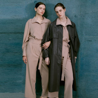 NUVO10 Jumpsuit Open Collar