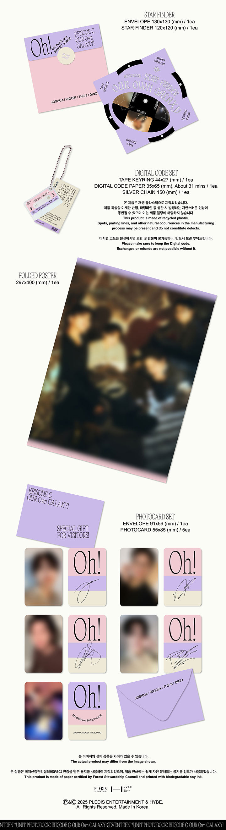 SEVENTEEN UNIT PHOTOBOOK ‘EPISODE C,D' SET detail 6