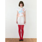 SINOON Big Pony Toy Puff T-Shirt (White)