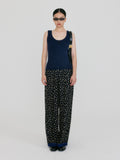 EENK ZIUP Sleeveless Knit Top - Navy